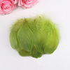 Factory direct selling supply high -quality dyed goose feathers diy -colored feathers wave ball feathers fill feathers