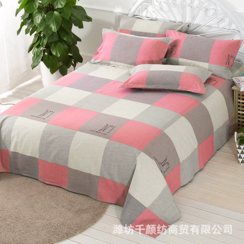 Односпальная простыня для общежития, плотная ворсистая ткань, многоpattern, размеры 1.2–2.5×2.3 м
