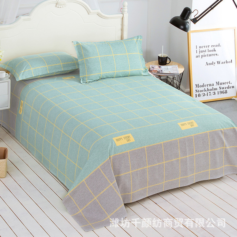 二人のシングルシーツを磨いて、夏の学生はシーツのベッド用品をカバーして、商品の供給源メーカーの卸売りをします。|undefined