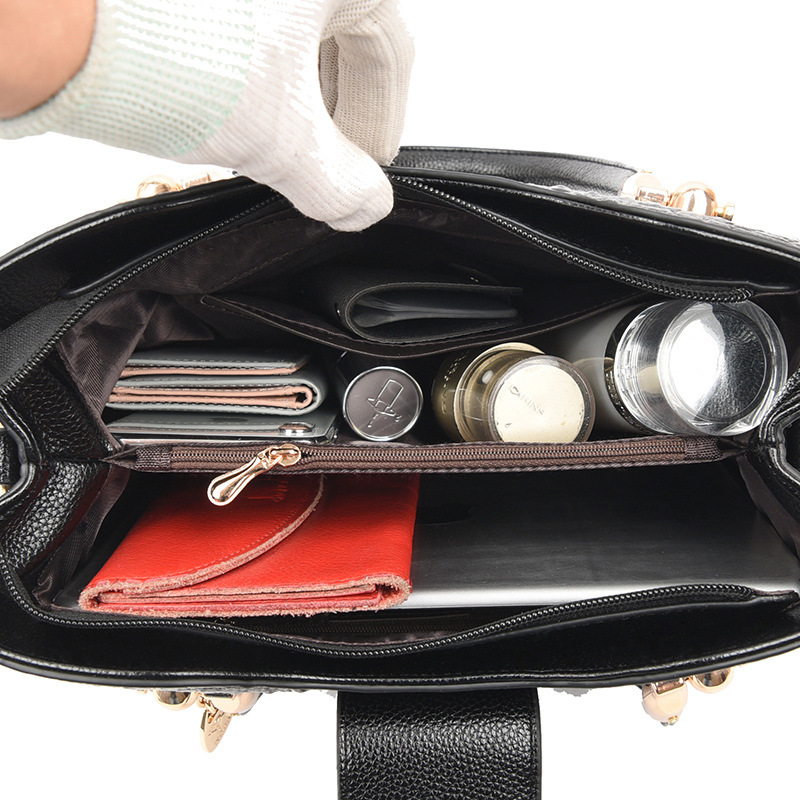 Bolso 2024 nuevo patrón de cocodrilo de gama alta para mujer bolso de madre bolso de mensajero de hombro para mujer