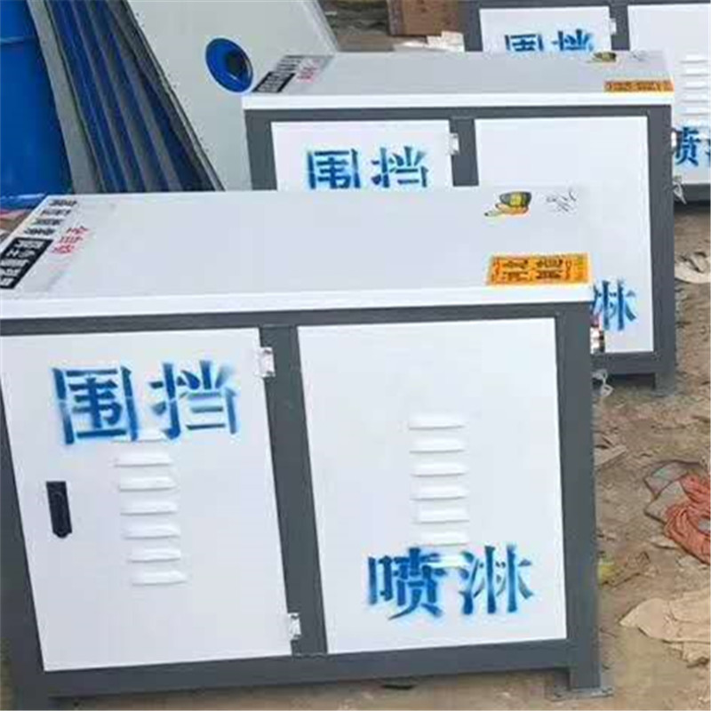 河北工地围挡喷淋雾化系统车间除尘降温喷淋围挡喷淋造雾机