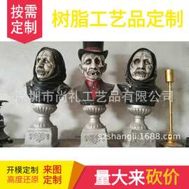 【小额批发】跨境热销复活节万圣节恶搞水泥僵尸工艺品摆件小饰品