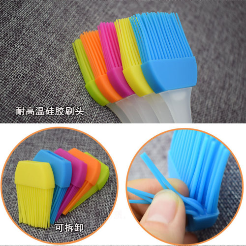 Thick encrypted large silicone brush oil brush high temperature resistant kitchen cake baking tool BBQ barbecue brush