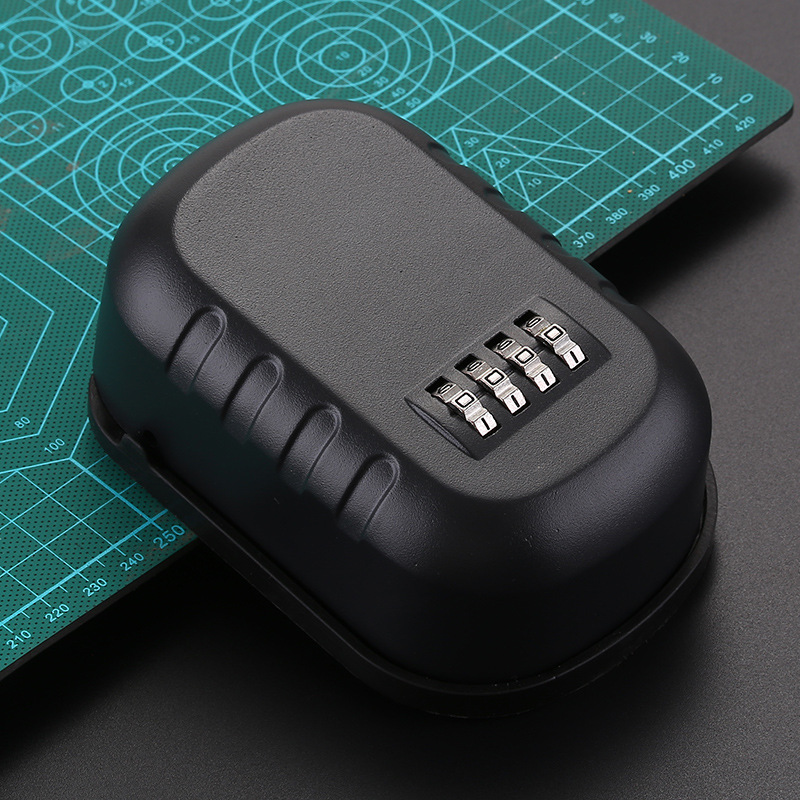 Contraseña cerradura clave caja Amazon nuevo negro gris montado en la pared personalizable LOGO decoración clave caja contraseña bloqueo