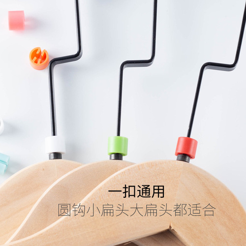 Wholesale MUJI clothing size hook number label transparent color digital round size ring