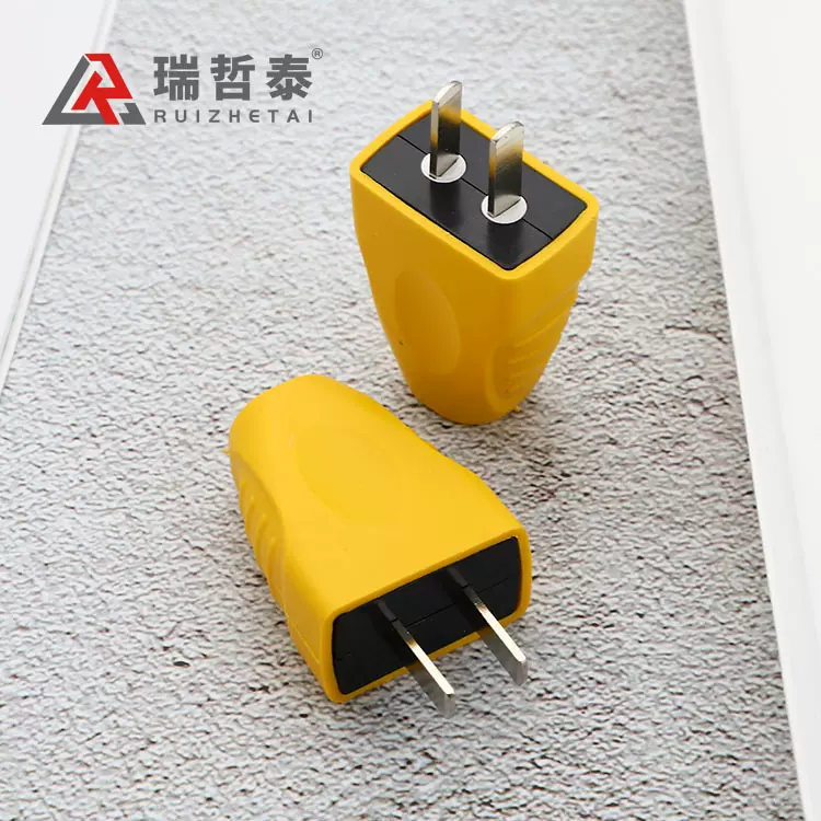 厂家批发二极电源转动插头 加厚二脚二项插头 工业二插二极插头
