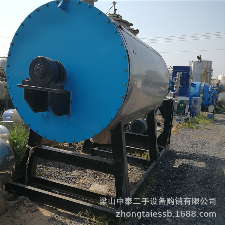 出售3000L耙式真空干燥机 二手3立方真空耙式干燥机