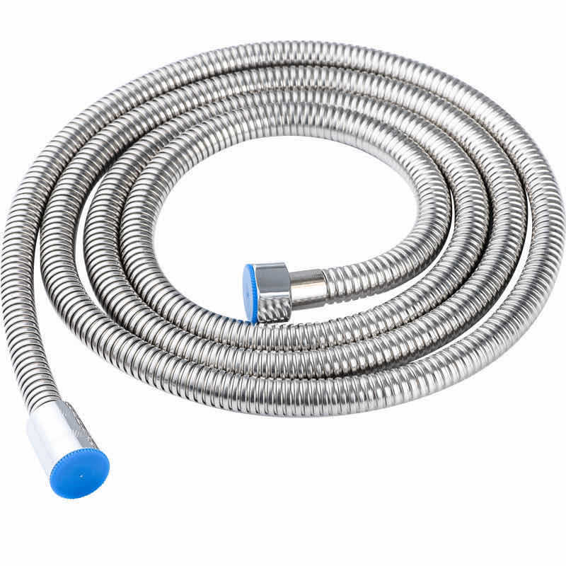 304 stainless steel shower hose encryption explosion-proof 1.5 m shower tube copper cap electroplating
