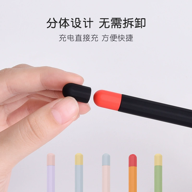 Apple, цветные карандаши, силиконовый защитный чехол, масштаб 1:2, защита от падений