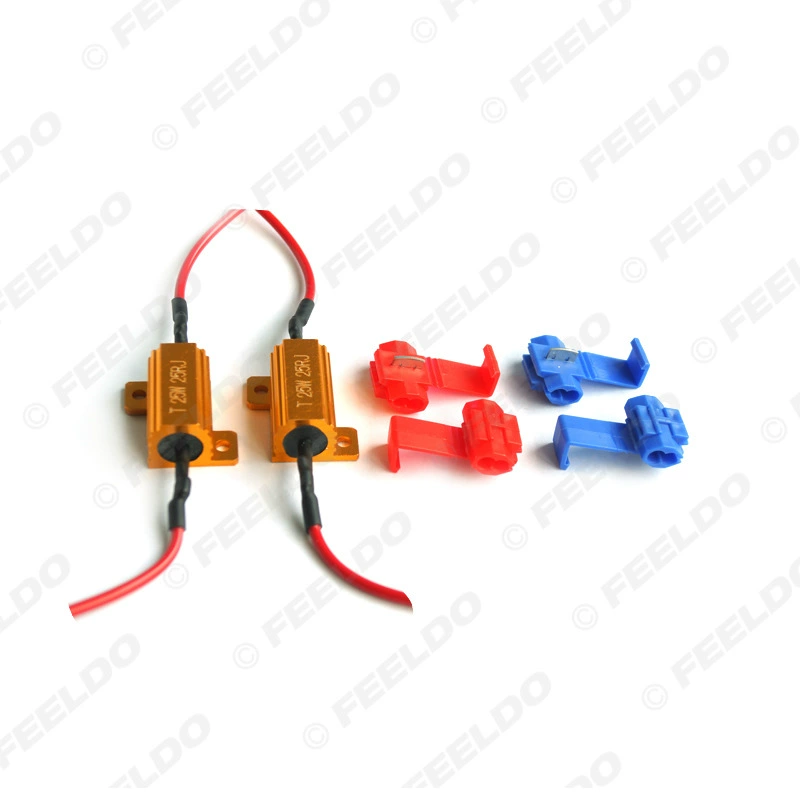 25 Вт 6 евро резистор вспышка/съемник сигнализации Автомобильный светодиодный указатель поворота