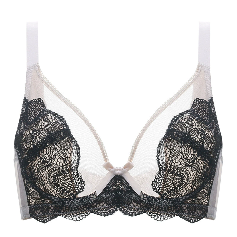 Thin shockproof underwear, sexy push up bra, plus size