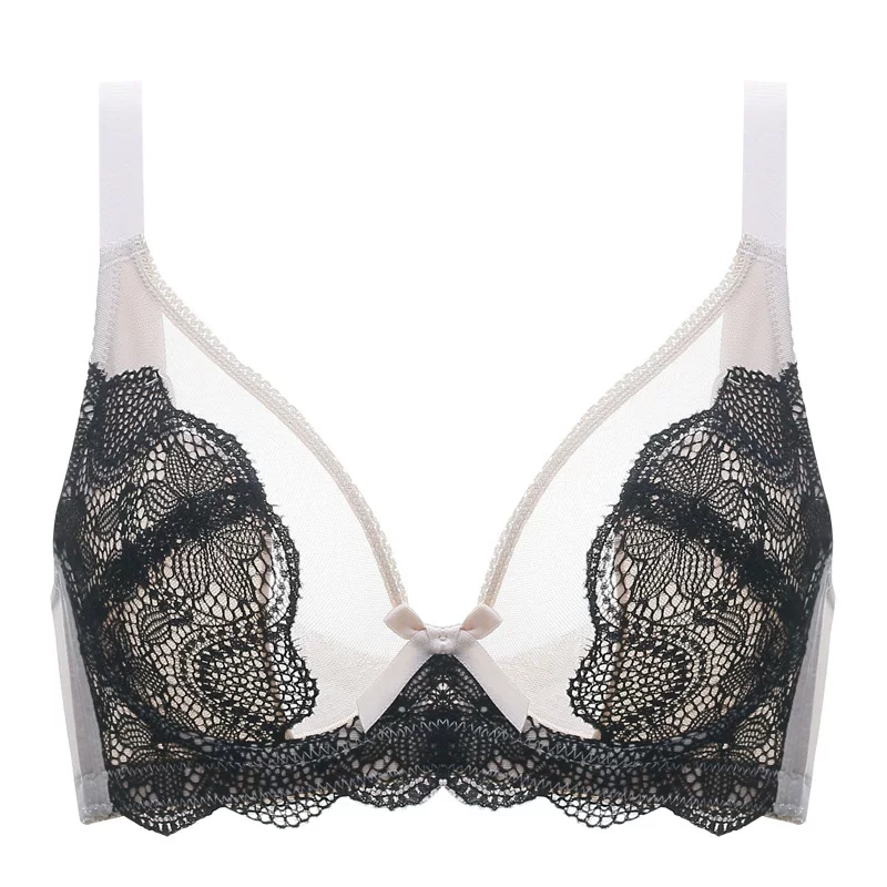 Thin shockproof underwear, sexy push up bra, plus size