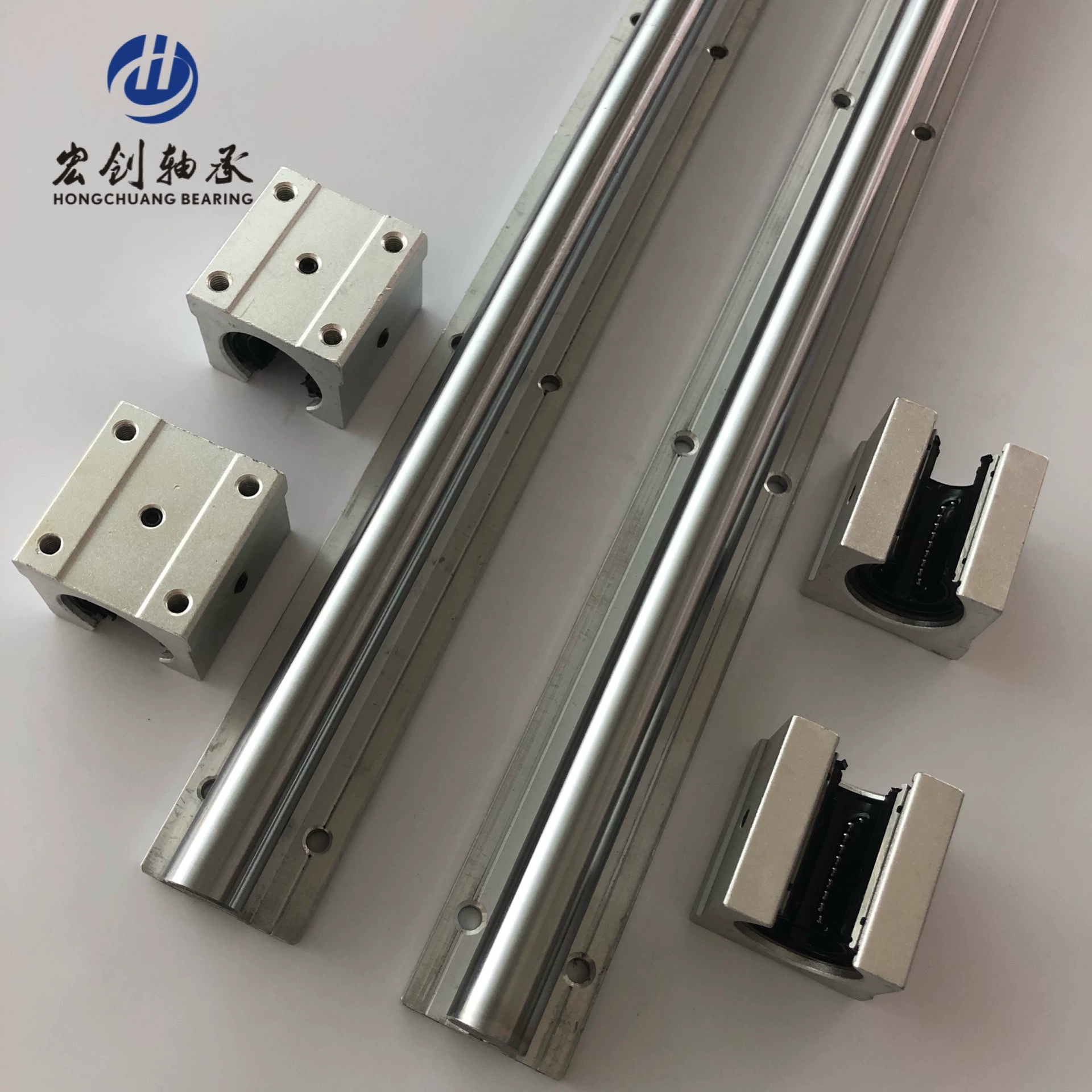 Трансграничный слайдер с прямой подачей SBR с алюминиевой опорой Цилиндрическая направляющая SBR12 16 Деревообрабатывающий раздвижной стол Толкающий стол