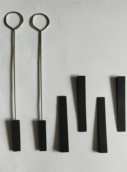 Black 2 tuning forks + 4 long tuning bars