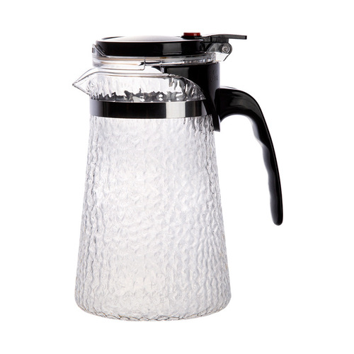 Tianxi Hammer Pattern Elegant Cup Teapot Tea Water Separation Glass Teapot Filter Flower Teapot Tea Maker Household Tea Set