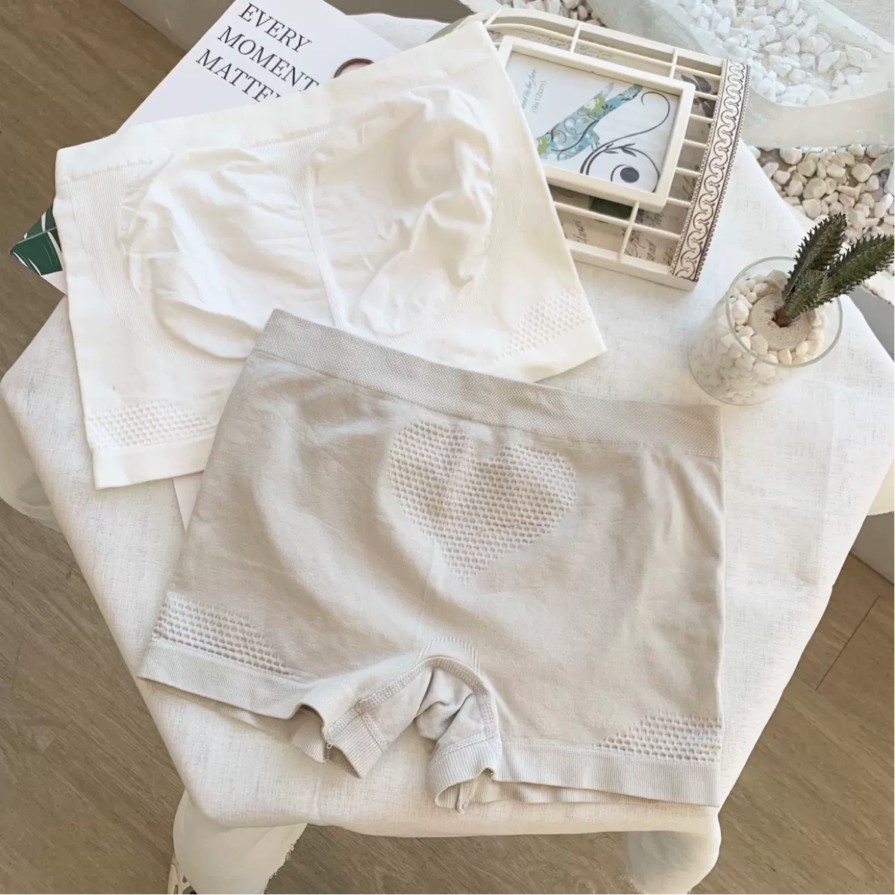 安全裤女内裤二合一不卷边高腰大码收腹紧身打底短裤防走光