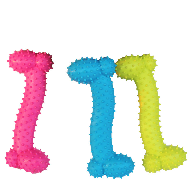 Juguete para mascotas perro TPR juguete de goma sonido ventilación juguete bola perro entrenamiento perro juguete interactivo