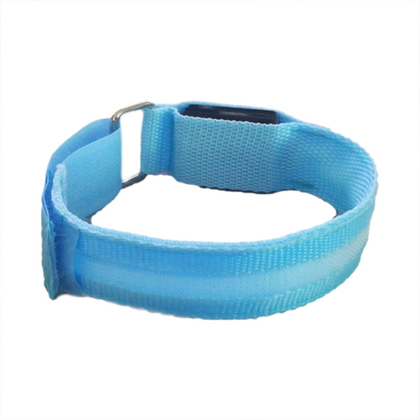 LED luminous sports bracelet arm with safety reflective fluorescent…