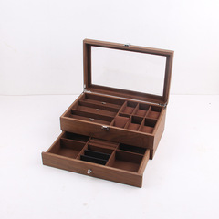 12-grid sunglasses storage box 12-bit sunglasses storage wooden box 8-bit glasses collection display box