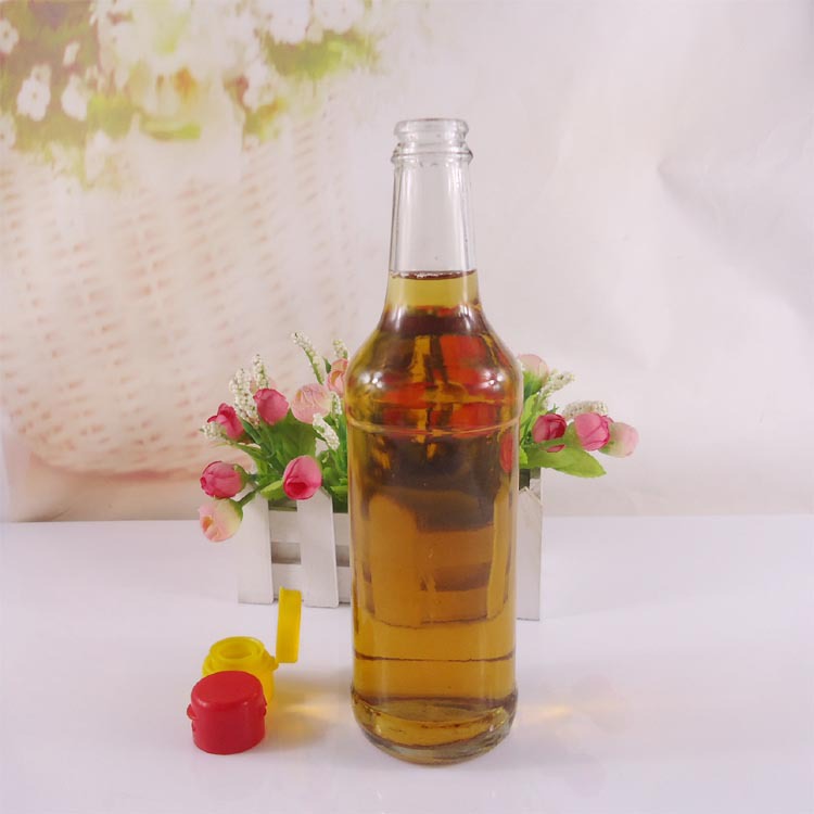 厂家直销通用款圆形400ml香油玻璃瓶 芝麻油酱油醋瓶食用油调味瓶