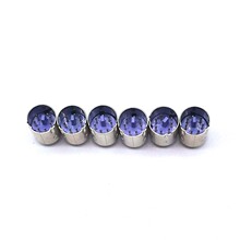 MINI DIN 6p 铜壳 紫胶 镀镍 连接器插头 迷你DIN6p公头