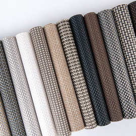 特斯林网布墙面料装饰户外沙滩椅PVC网布方格网眼布4*4网布特斯林