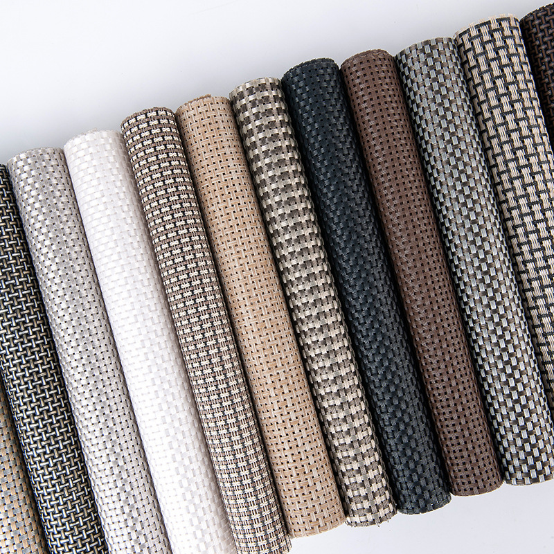 Teslin Mesh Wall Fabric Decorative Outdoor Beach Chair PVC Mesh Checkered Mesh Cloth 4*4 Mesh Cloth Teslin