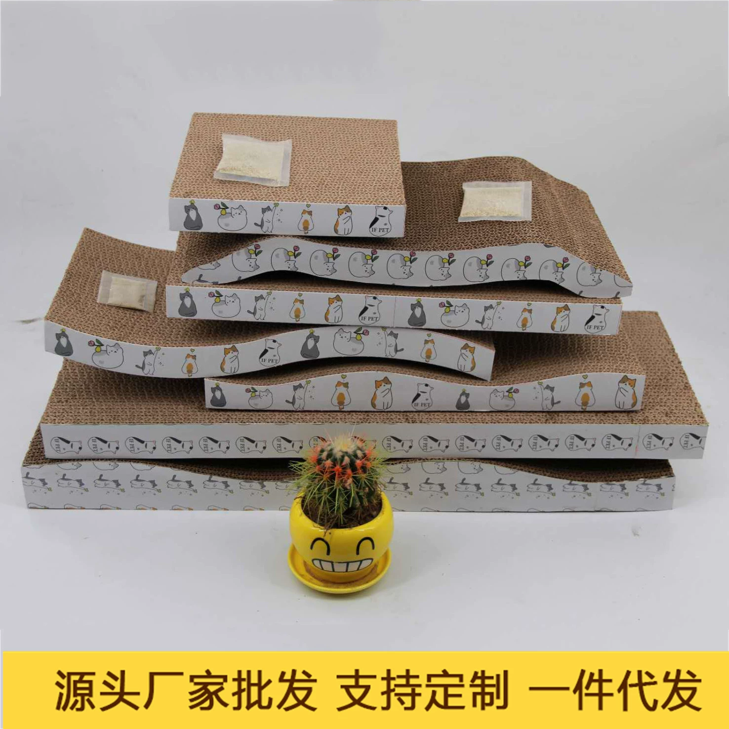 Когтеточка для кошек, товары для кошек, гофрированная бумага, износостойкая игрушка, без линьки, прямые поставки от производителя, износостойкая, без линьки