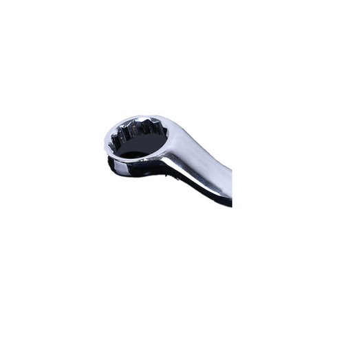 Manual plum blossom wrench, auto repair mirror-polished double-head sleeve wrench, metric machine repair tool