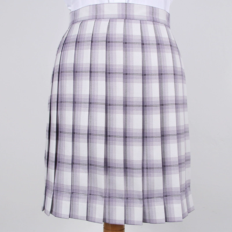 [Фиолетовая белая сетка] Японская юбка JK сетка униформа юбка плиссированная юбка студентка короткая юбка православная юбка колледжа