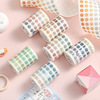 Salt Moni Color Basic Handbook color wave dot dot sticker inspiration and paper stickers