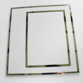 玻璃相框双镜边磨边切割定 制加 工超白玻璃白玻璃专业