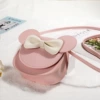 With bow, fuchsia