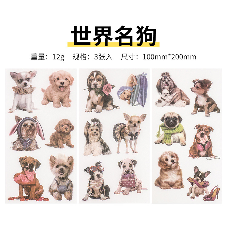 Original casero ins fresco pegatinas planas colección diaria DIY mano cuenta y papel etiqueta material 3 piezas