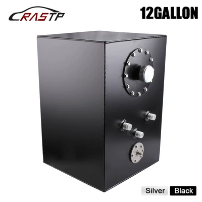 Car Modification Parts 12-Gallon Auxiliary Fuel Tank 45L Aluminum Racing Fuel Tank Gas Tank Plastic Cap