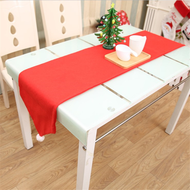 Decoraciones navideñas camino de mesa de Navidad Toalla de mesa de Navidad decoración de mesa de Navidad suministros para el hogar