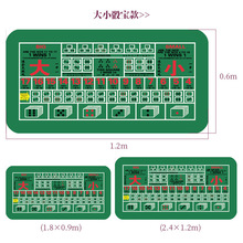 工厂直销德州扑克桌布桌垫台布扑克牌桌面台垫方形圆形筹码橡胶垫