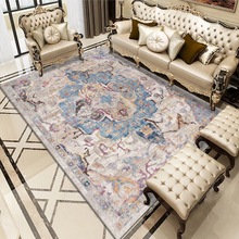 波斯风情地毯 客厅欧式茶几垫 卧室满铺古朴雅致民族风床边毯