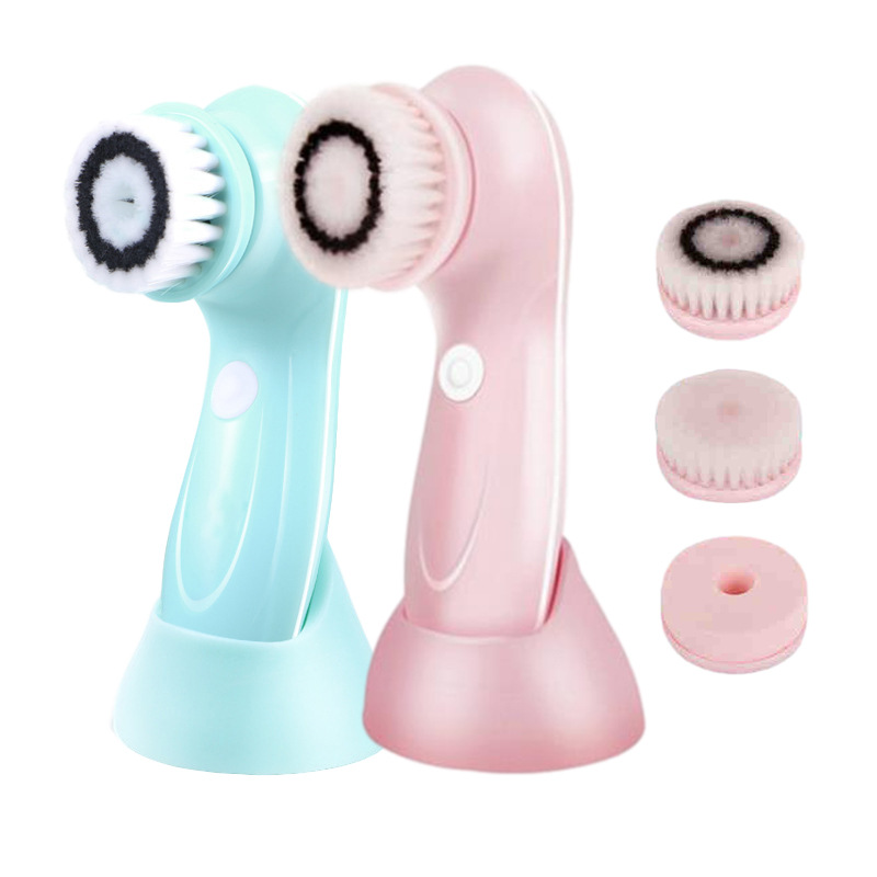 Pore Cleaner Blackhead Removal Grease Makeup Remover Facial Brush Soft Bristles Electric Facial Cleanser Facial Cleanser