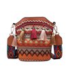 Fashionable demi-season ethnic one-shoulder bag, woven shoulder bag, 2020, ethnic style