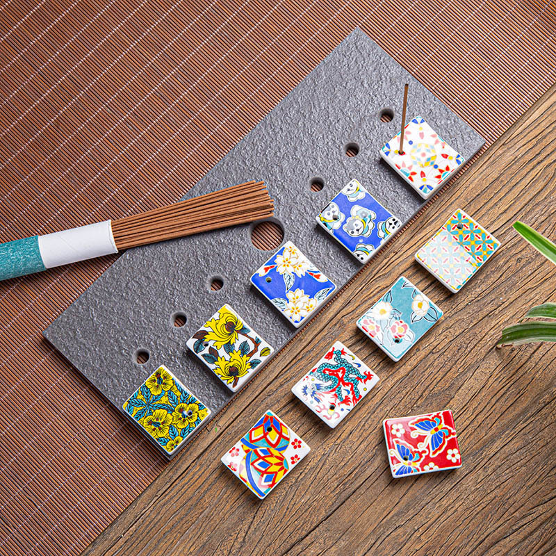 일본 스타일과 바람 Yuanbao 젓가락 홀더 창조적 인 만화 귀여운 작은 동물 가정용 젓가락 홀더 솔리드 세라믹 젓가락 홀더