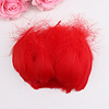 Factory direct selling supply high -quality dyed goose feathers diy -colored feathers wave ball feathers fill feathers