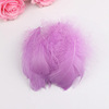 Factory direct selling supply high -quality dyed goose feathers diy -colored feathers wave ball feathers fill feathers