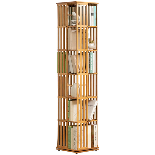 Trojan rotating bookshelf floor-standing children's locker simple baby picture book storage simple home student multi-layer