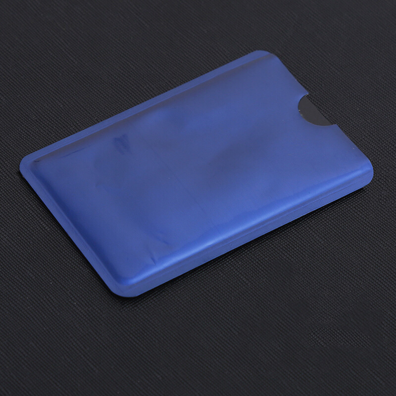 Cubierta de tarjeta bancaria antirrobo anti-desgaussing Certificado de blindaje NFC conjunto cubierta de papel de aluminio anti-Escaneo