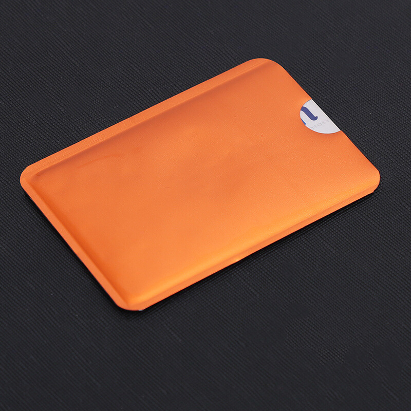 Cubierta de tarjeta bancaria antirrobo anti-desgaussing Certificado de blindaje NFC conjunto cubierta de papel de aluminio anti-Escaneo