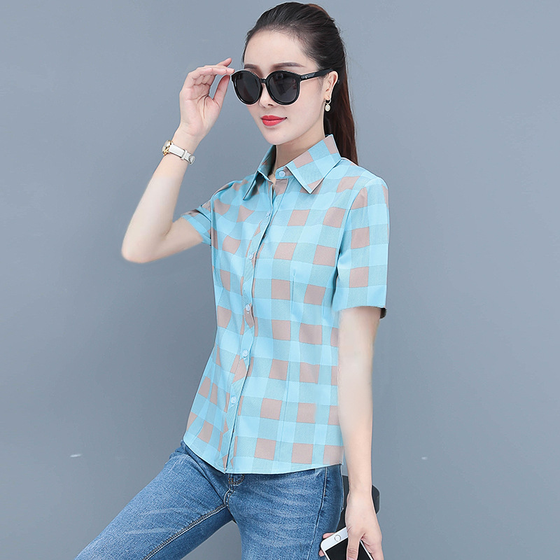 Blue plaid