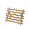 Cross -border 60 shaft wood sewing thread storage rack folding line shaft rack leather line storage rack thread shaft frame