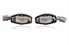 适用于本田思域思迪雅阁LED牌照灯18LED原装接口 2个