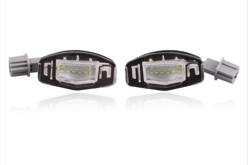 适用于本田思域思迪雅阁LED牌照灯18LED原装接口 2个
